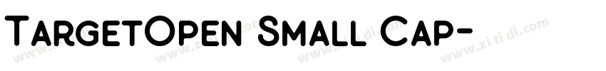 TargetOpen Small Cap字体转换